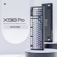 Three-mode RGB Wireless Bluetooth Side Engraving With Knob Game Mechanical Keyboard
