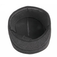 Fleece beret with ear protection