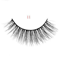 3D mink eyelashes 3 pairs of natural fiber long false eyelashes
