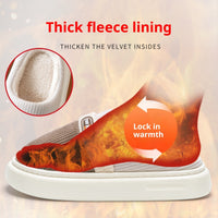Cotton Slippers Women's Warm Color Matching Slippers