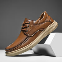 Casual Men's Doudou Comfortable Real Leather Shoes