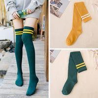 Stockings, socks, socks, socks, high socks, pure cotton, Korean version, wind, autumn and winter.