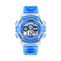Colorful light waterproof student electronic watch