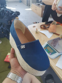 New platform platform canvas shoes