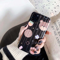 Cute bear illustration mobile phone case