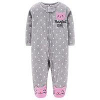 Baby wrap jumpsuit with zipper