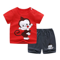 Children's short sleeve suit