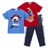 Spring And Summer Baby Clothes Three-piece Romper Suit
