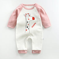 Baby Romper Long Sleeve Cartoon Printing Spring Autumn
