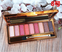 Cosmetics Wholesale Korea Bear Winnie 9 Color Eye Shadow Diamond Bright Colorful Nine Color Eye Shadow Super  In The End