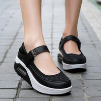 Platform shoes with soft soles