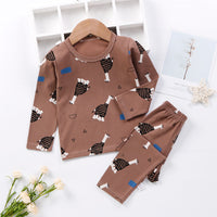 Children's Winter Lycra Autumn Clothes and Long Pants Suit