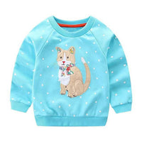 Children's printed sweater