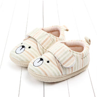 Spring and autumn cartoon color cotton baby shoes