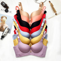 Factory Direct Hong Kong Authentic Happiness Fox Underwear No Steel Ring Bra Ladies Bra No Trace Of Milk Gathering