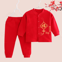 Newborn Full Moon 100 Days Pure Cotton Two Piece Set