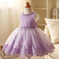 Korean Version Of Children's Vest Net Gauze Puffy Dress