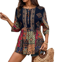 Seaside Vacation Women's Printed Top