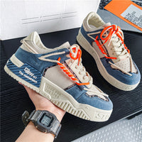 Summer Fashion Hong Kong Style Canvas Color Matching Low-top Youth
