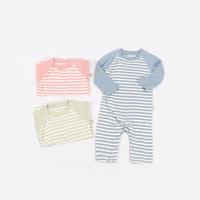 Partial breasted baby jumpsuit