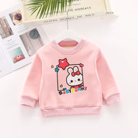 Children plus velvet thick autumn and winter sweater