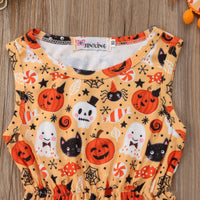 Furry ball triangle romper