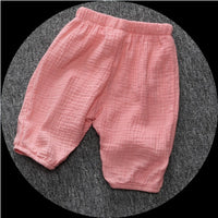 Cotton linen harem pants