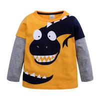 Children's Bottoming Shirt Round Neck Long Sleeves