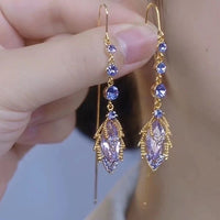 Light Luxury Green Zircon Ball Drop Earrings, Elegant Huggie Hoop Ear Cuffs, Delicate Sparkling Design