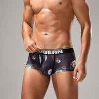 Men's Underwear Christmas New Printed Mid Waist Slim Fit