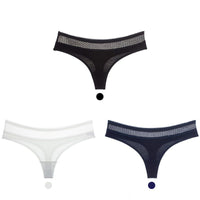 Cotton low-rise seamless women's briefs