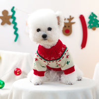 Casual Fashion Green Christmas Tree Dog Sweater