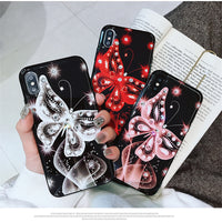Diamond-studded fantasy butterfly all-inclusive silicone phone case protective case
