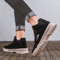 High-top shoes men's trendy shoes all-match tooling mid-cut boots
