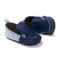 Denim baby shoes