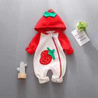 Newborn Super Cute Outing Clothes With Hood