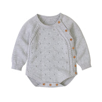 Boys And Girls In Pure Color Knitted Bag Fart Ha Clothes
