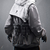 Dark Function Vest Sweatshirt Loose Leisure Suit