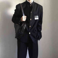 Mens Suit Jacket In Preppy Style