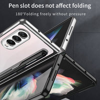 Mobile Phone Case Folding All-inclusive Electroplating Transparent Anti-drop