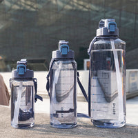 High Temperature Resistant Plastic Straw Water Cup Sports Bottle