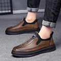 Solid Color Casual Men's Shoes Daily Travel Low Cut Round Head