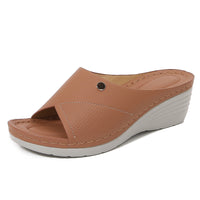 Spring And Summer Fashion Casual Wedge Beach Outdoor Slippers