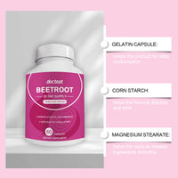 Docteat Beet Root Capsule Beet Root Extract Is Rich In Dietary Fiber