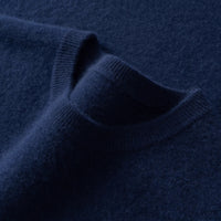 Cashmere Sweater Men's Low Round Neck Business Casual Cashmere Sweater