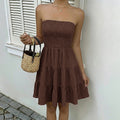 Sleeveless Backless Elegant Womens Dress