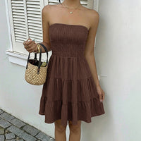 Sleeveless Backless Elegant Womens Dress