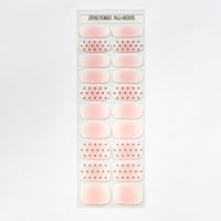 Candy Color UV Semi-cured Nail Stickers