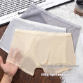 Transparent Ice Silk Boxers Seamless Boxers