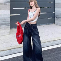 Women's American-style High Waist Machete Jeans